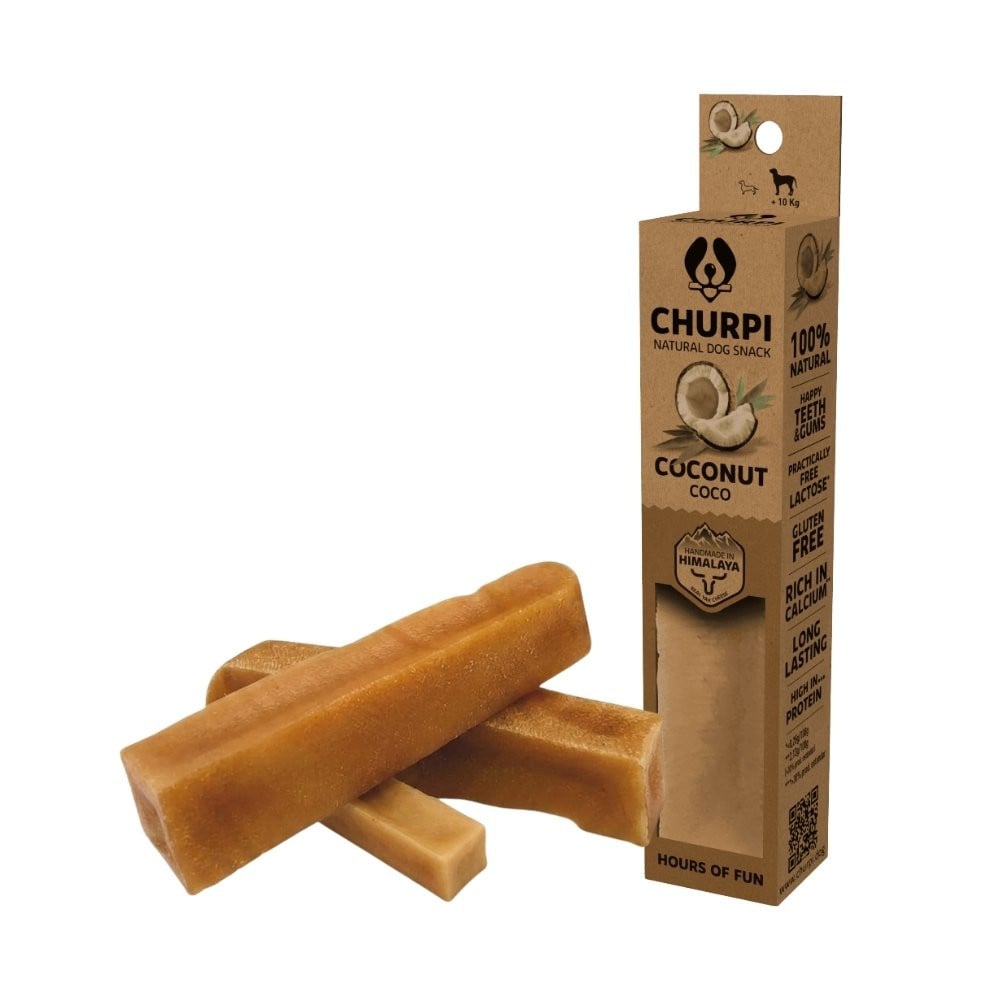 Churpi Barrita Masticable con Coco para Perro Mordedores para Perros Patitas&co