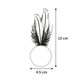 Flamingo Pelota de Peluche con Pluma para Gato (ud) Juguetes para gatos Patitas&co