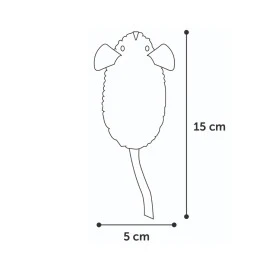 Flamingo Juguete Ratón de Peluche para Gato (ud) Juguetes para gatos Patitas&co