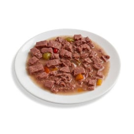 Givers Tarrina con Trocitos en Salsa de Pavo y Pollo para Perro Cachorro Comida Humeda para Cachorros Patitas&co
