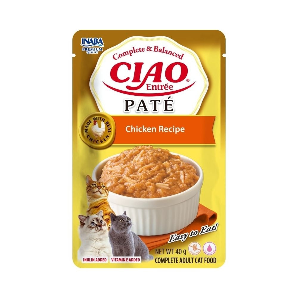 Ciao Entrée Paté de Pollo para Gato Comida húmeda para gatos Patitas&co