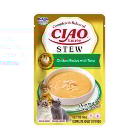 Ciao Entrée Stew Guiso de Pollo con Atún para Gatos Patitas&co Patitas&co