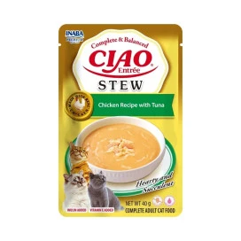 Ciao Entrée Stew Guiso de Pollo con Atún para Gatos Patitas&co Patitas&co