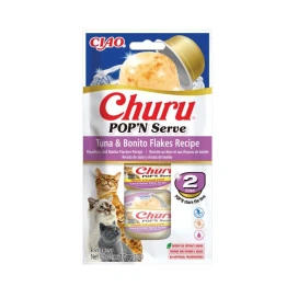 Churu Pop'N Serve Snack en Gelatina de Atún y Bonito para Gato Patitas&co Patitas&co