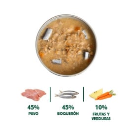 Wild Balance Cazuela Casera de Boquerón, Pavo y Manzana para Perro Patitas&co Patitas&co