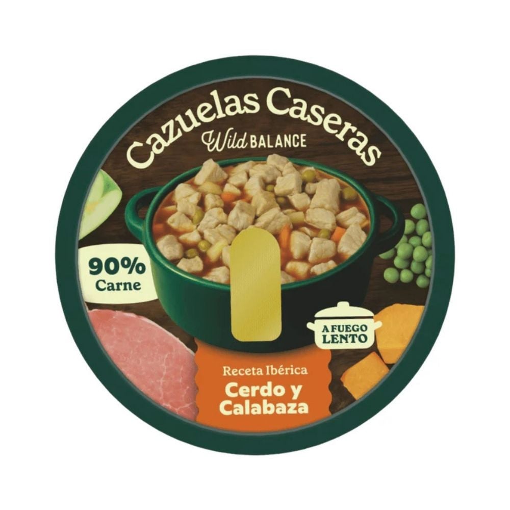 Wild Balance Cazuela Casera de Cerdo y Calabaza para Perro Patitas&co Patitas&co