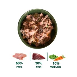 Wild Balance Comida Húmeda Cocinada de Atún y Pavo para Perro Patitas&co Patitas&co