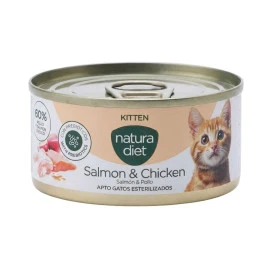 Natura Diet Paté de Salmón y Pollo para Gatito Patitas&co Patitas&co