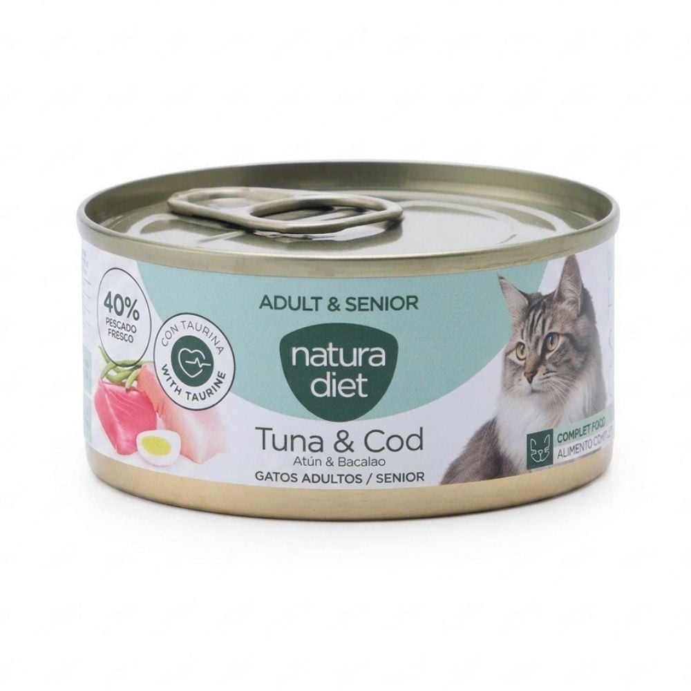Natura Diet Paté de Atún y Bacalao para Gato Patitas&co Patitas&co