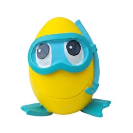 Juguete Huevo Sonriente de Látex Buceador Juguetes para perros Patitas&co