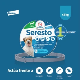 Seresto Collar Antiparasitario para Perro Antiparasitarios para perros Patitas&co