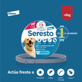 Seresto Collar Antiparasitario para Perro Antiparasitarios para perros Patitas&co