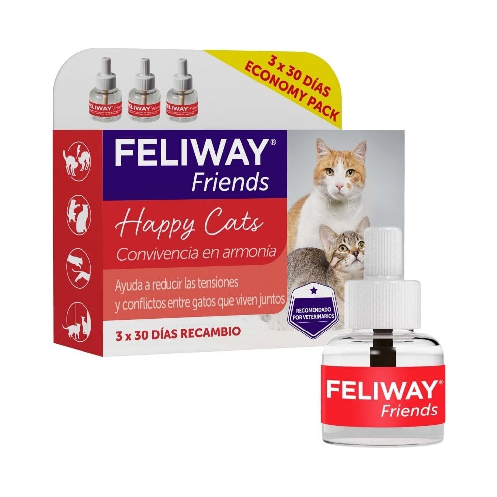 Feliway Friends Recambio 3x48ml 3 Meses Patitas&co Patitas&co