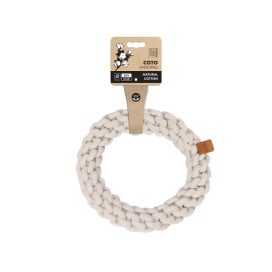 M-Pets Aro de Cuerda Trenzada Blanca para Perro Patitas&co Patitas&co