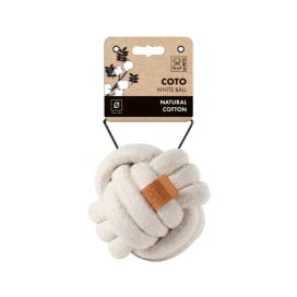 M-Pets Pelota de Cuerda Blanca para Perro Patitas&co Patitas&co