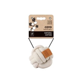 M-Pets Pelota de Cuerda Blanca para Perro Patitas&co Patitas&co