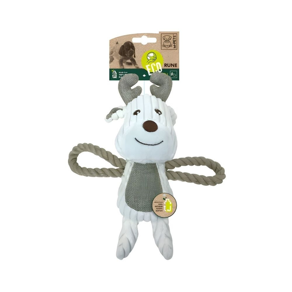 M-Pets Peluche Ecológico Reno con Cuerda para Perro Patitas&co Patitas&co