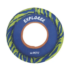 M-Pets Frisbee Flotante de Tela para Perro Juguetes para perros Patitas&co
