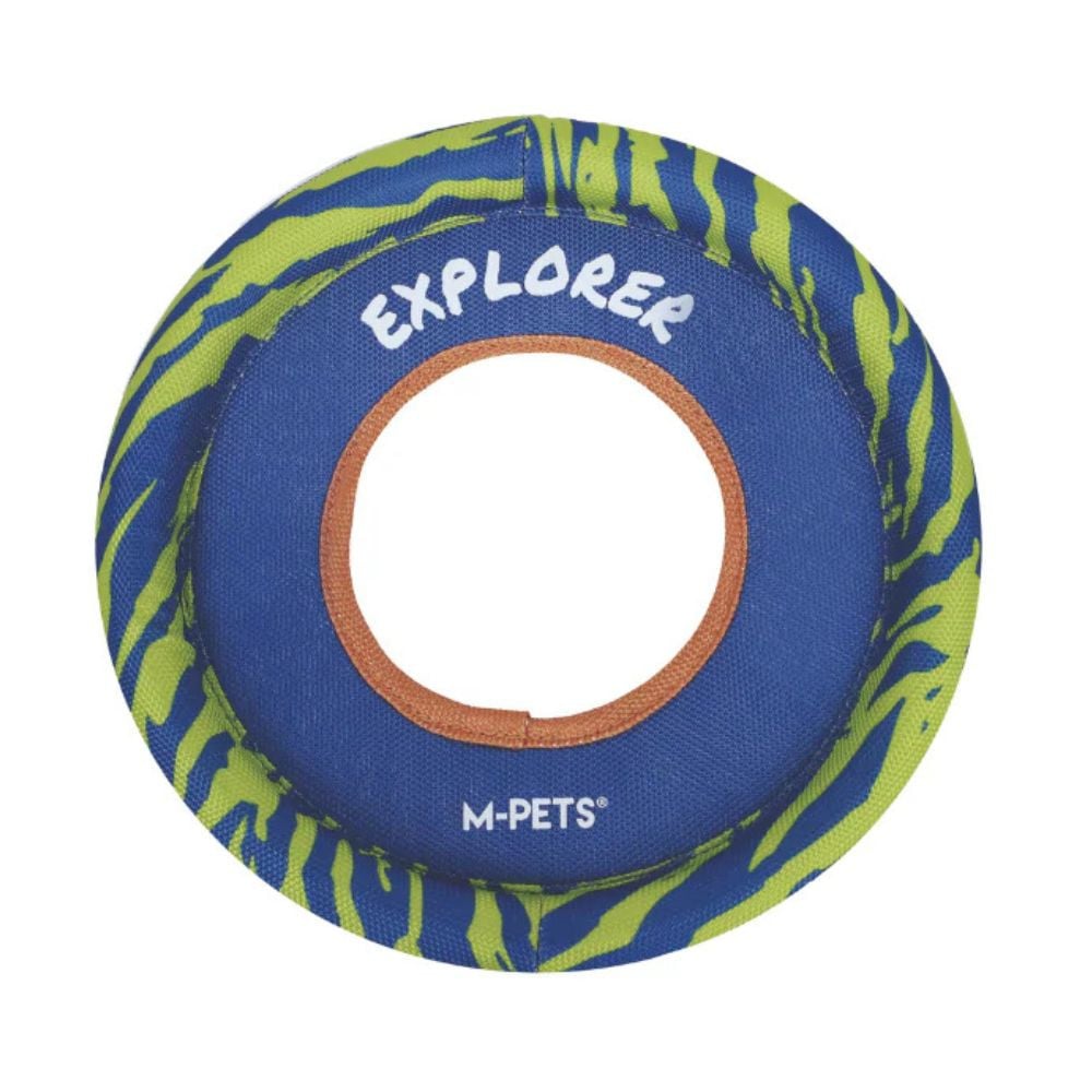 M-Pets Frisbee Flotante de Tela para Perro Juguetes para perros Patitas&co