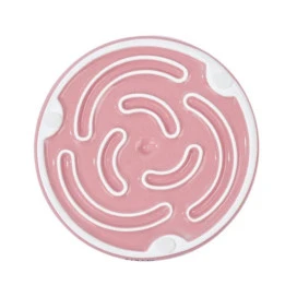 M-Pets Comedero Antivoracidad de Cerámica Rosa Comederos y Bebederos para perros Patitas&co