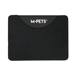 M-Pets Alfombrilla Horizontal para Arenero Negra