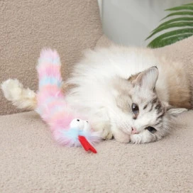 M-Pets Peluche Fluffy Lala con Catnip para Gato Patitas&co Patitas&co
