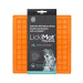 Comedero Antivoracidad LickiMat Classic Playdate Naranja