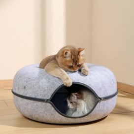 M-Pets Cama Redonda Tipo Túnel para Gato Patitas&co Patitas&co