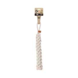 M-Pets Cuerda Trenzada Blanca Grande para Perro Juguetes para perros Patitas&co