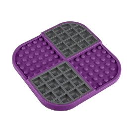 Comedero Antivoracidad LickiMat Slomo Lila Comederos y Bebederos para perros Patitas&co