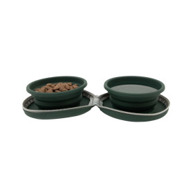 Great&Small Cuenco Doble de Viaje Patitas&co Patitas&co