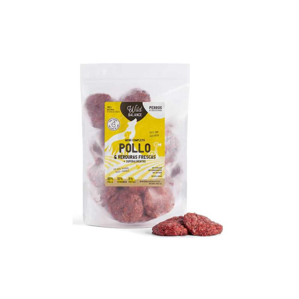 Wild Balance Dieta BARF Pollo con Verduras para Perro