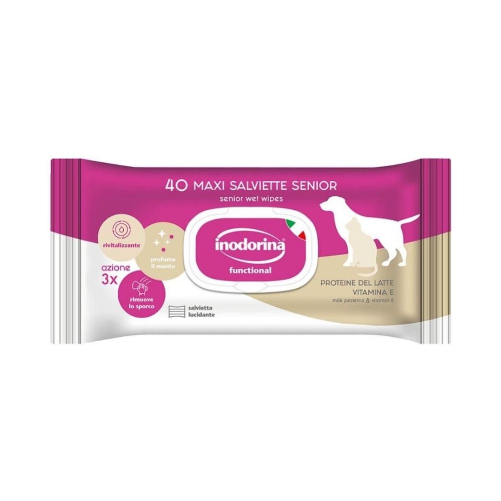 Inodorina Toallitas Húmedas Senior para Perros y Gatos Patitas&co Patitas&co