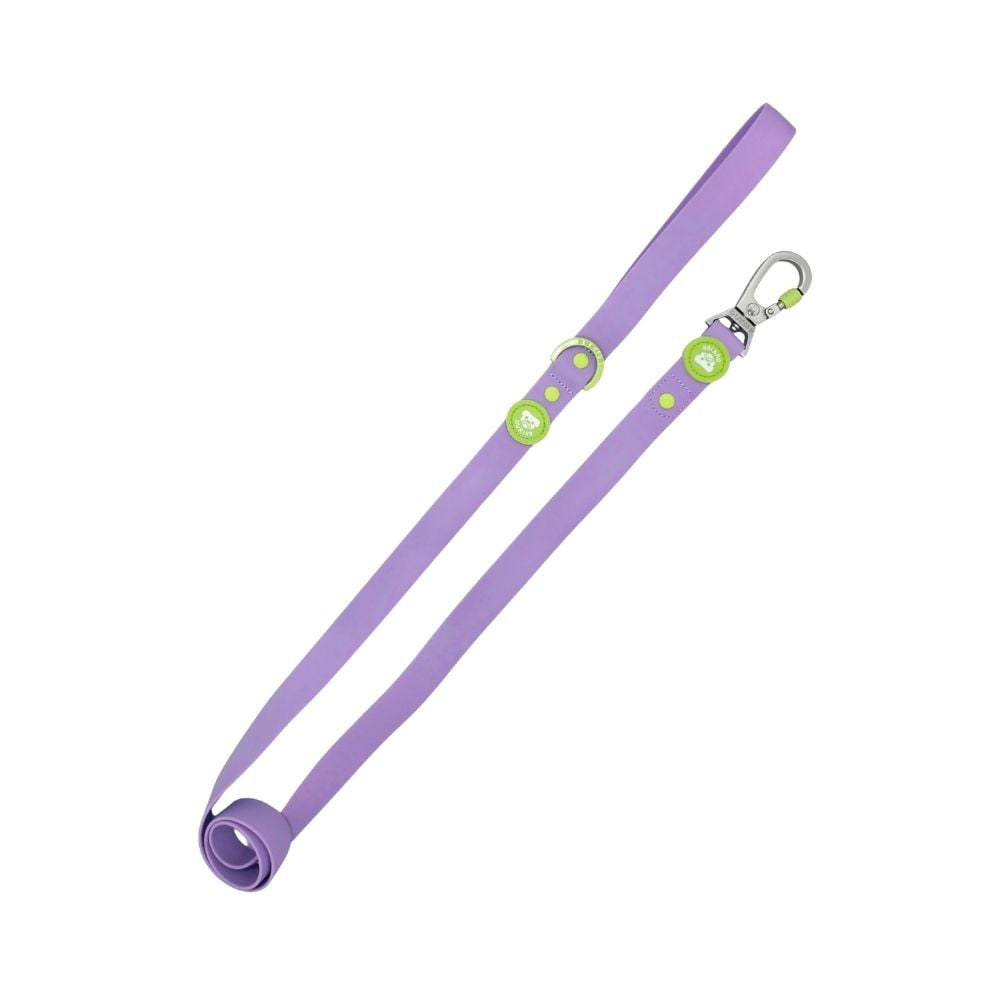 Dukier Correa Waterproof Violet Matcha para Perro Accesorios de Paseo para Perro Patitas&co