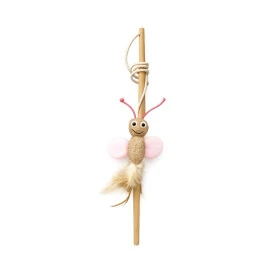 M-Pets Caña con Mariposa para Gato Juguetes para gatos Patitas&co