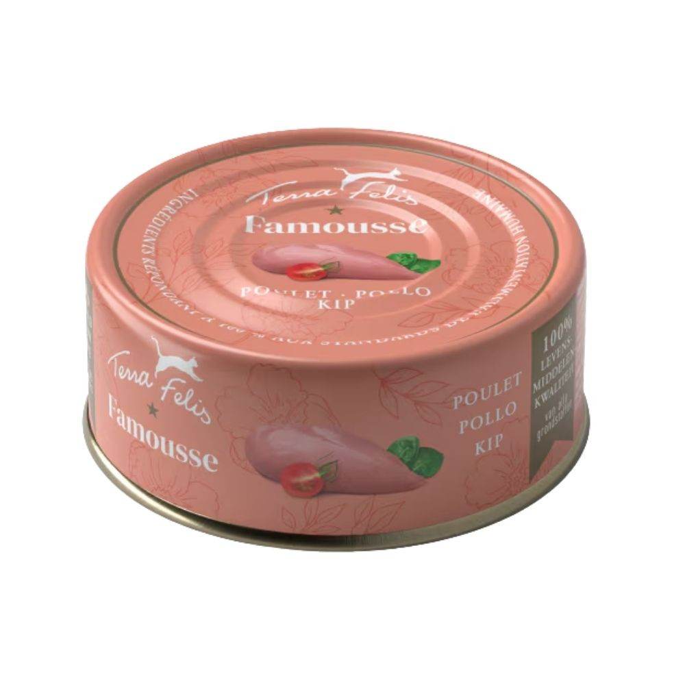 Terra Felis Famousse Lata de Pollo para Gato Comida húmeda para gatos Patitas&co
