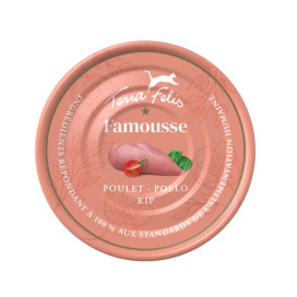 Terra Felis Famousse Lata de Pollo para Gato Comida húmeda para gatos Patitas&co