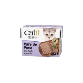 Catit Cuisine Paté de Pavo con Pollo y Jamón para Gatos Patitas&co Patitas&co