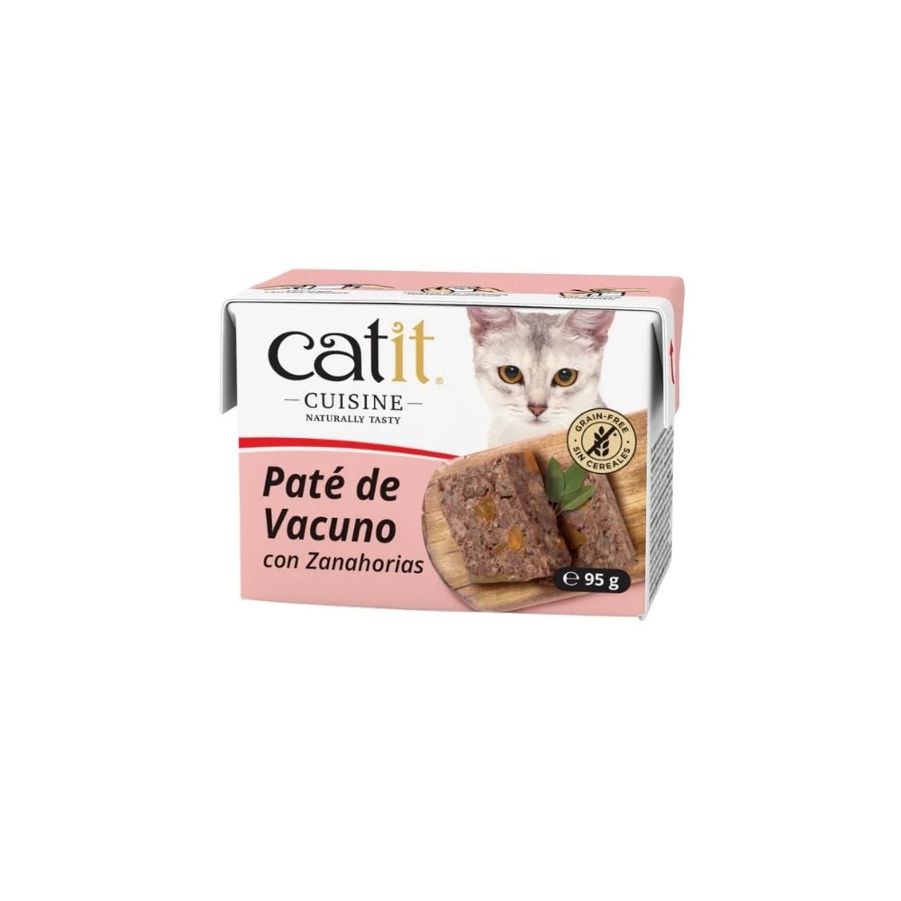 Catit Cuisine Paté de Vacuno con Zanahoria para Gato Patitas&co Patitas&co