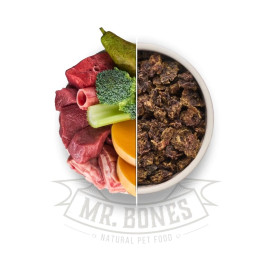 Mr. Bones Dieta BARF Deshidratada Muflón Salvaje para Perro Patitas&co Patitas&co