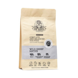 Mr. Bones Dieta BARF Deshidratada Muflón Salvaje para Perro Patitas&co Patitas&co