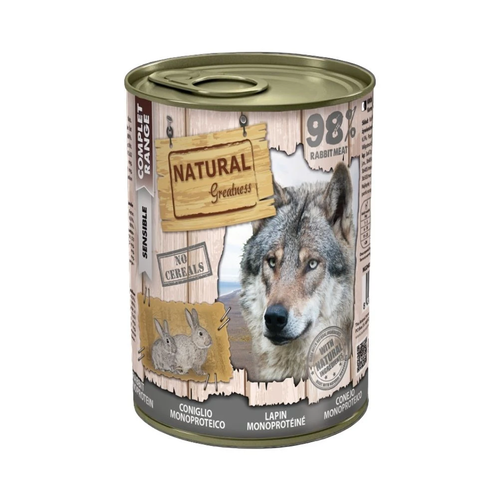 Natural Greatness Lata Monoproteica de Conejo para Perro Patitas&co Patitas&co