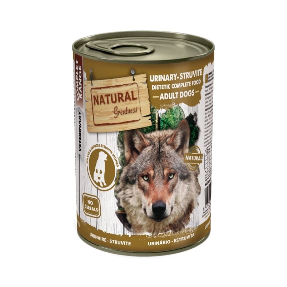 Natural Greatness Lata VET Urinary para Perro Comida húmeda para Perros Patitas&co