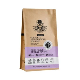 Mr. Bones Dieta BARF Deshidratada Pavo Campero para Perro Comida Deshidratada para Perro Patitas&co