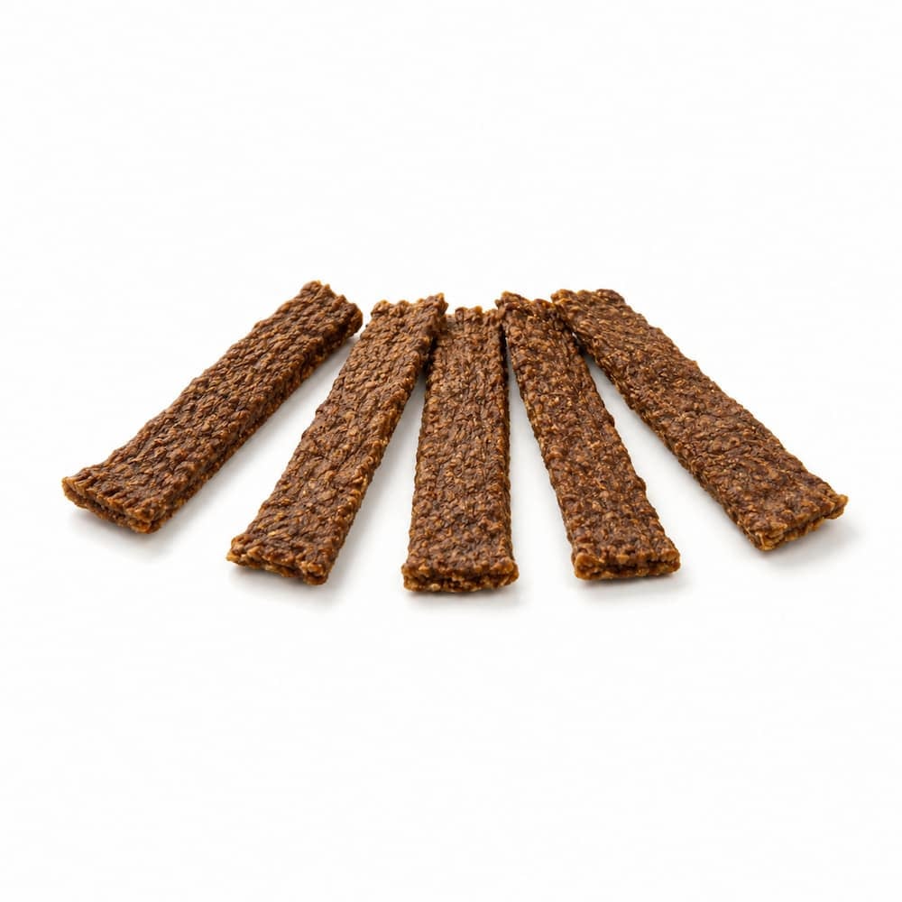 Snacks Naturales Tira de Carne de Conejo (6 uds) Snacks Saludables para Perros Patitas&co