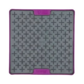 Comedero Antivoracidad LickiMat Tuff Buddy Morada Comederos para perros Patitas&co