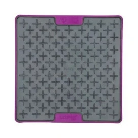Comedero Antivoracidad LickiMat Tuff Buddy Morada Comederos para perros Patitas&co