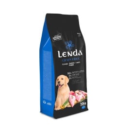 Lenda Pienso de Conejo y Pescado para Cachorro Pienso para Perros Patitas&co