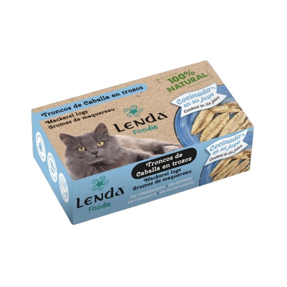 Lenda Troncos de Caballa al Natural para Gato Patitas&co Patitas&co
