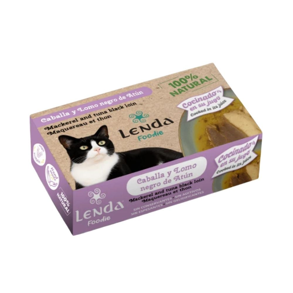 Lenda Caballa y Lomo Negro de Atún para Gato Patitas&co Patitas&co